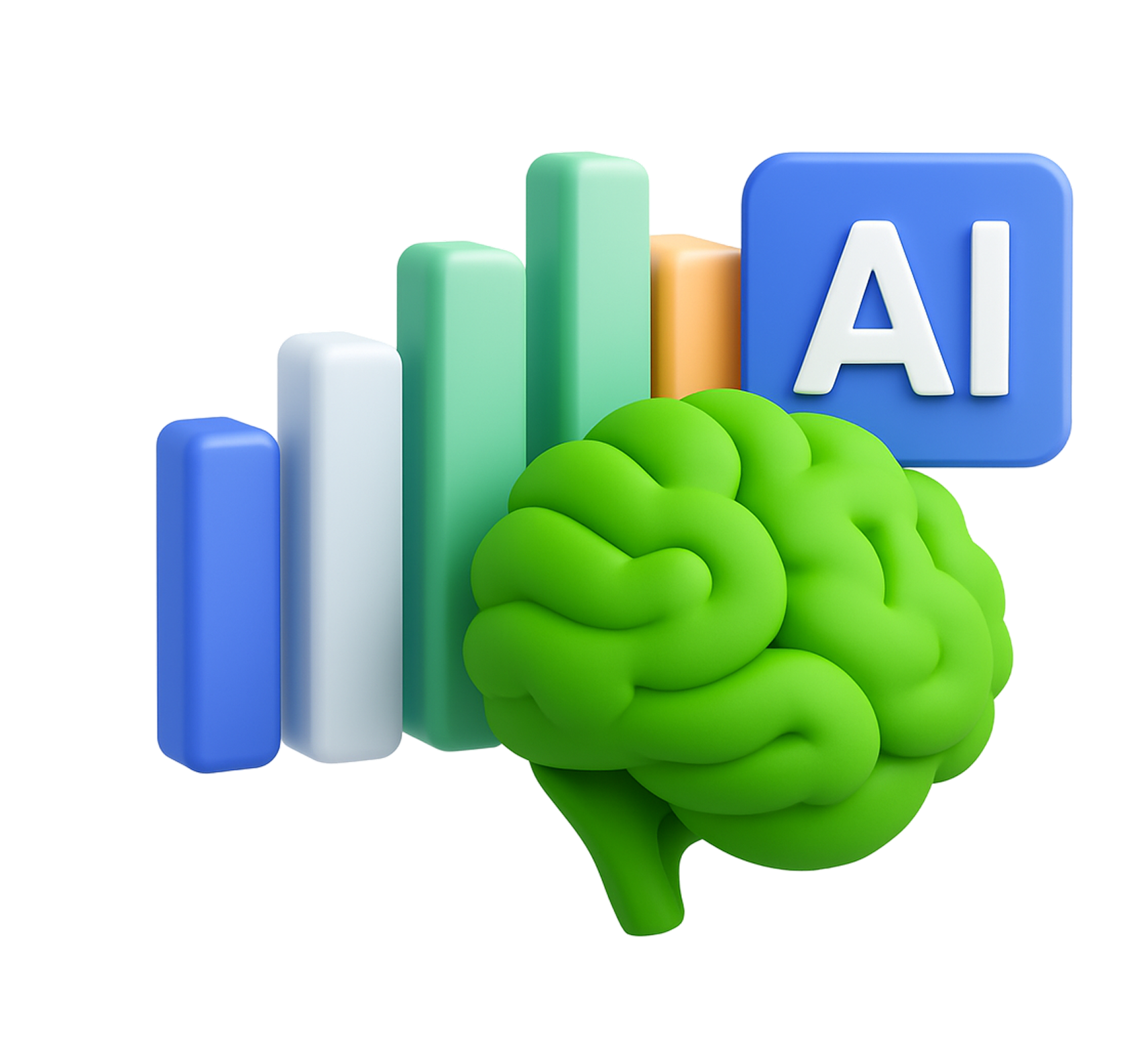 ProfitPlus AI Trading Bot 3D Brain Illustration