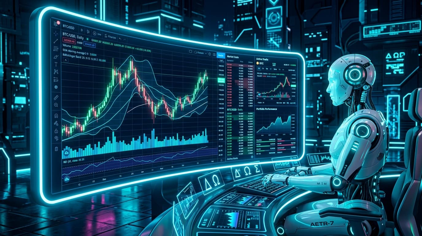 ProfitPlus AI Robot Trader Mission Display