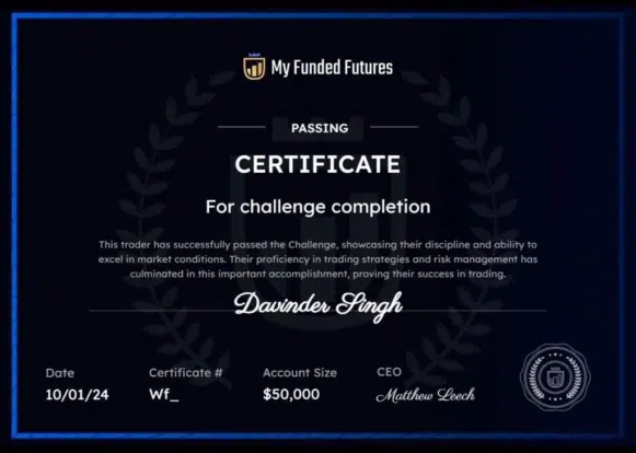 Funded Future Payout Certificate