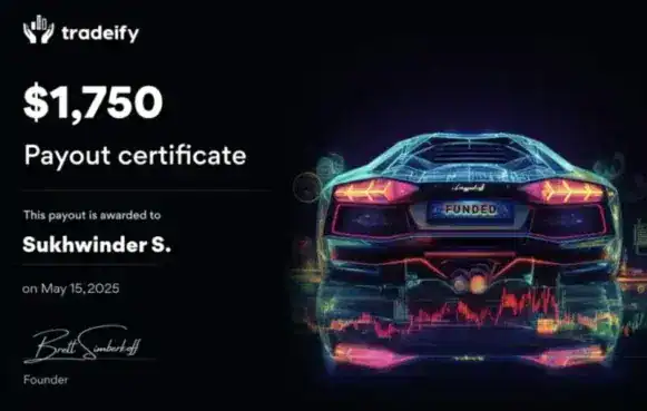 Tradeify Verified Trader Payout
